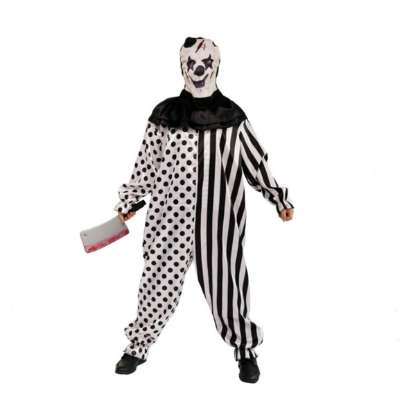 Mens Clown Halloween Costume Large - Picture 1 of 3